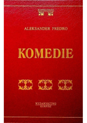 Komedie - Aleksander Fredro - książka  wyd. 1956