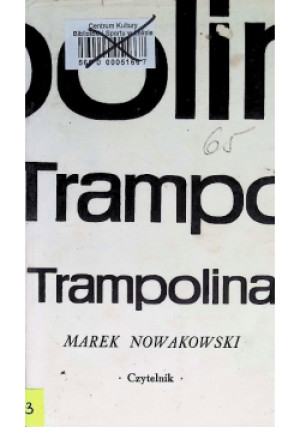 Trampolina - Marek Nowakowski - książka reportaż wyd. 1964