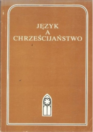 Język a chrześcijaństwo - książka  wyd. 1993