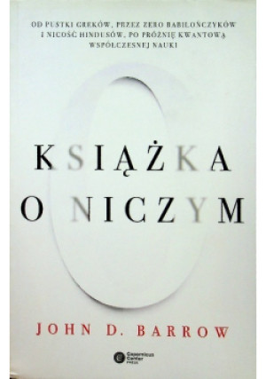 Książka o Niczym - John D. Barrow - książka  wyd. 2015