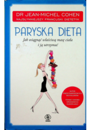 Paryska dieta - Jean – Michel Cohen - książka  wyd. 2013