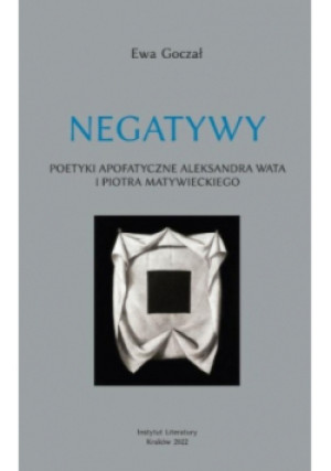 Negatywy - Ewa Goczał - książka  wyd. 2024
