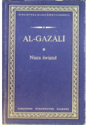Nisza świateł - Al -Gazali - książka  wyd. 1990