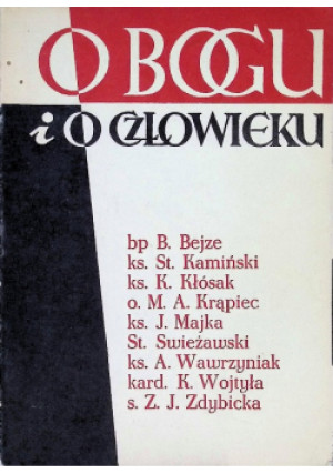 O Bogu i Człowieku - książka  wyd. 1968
