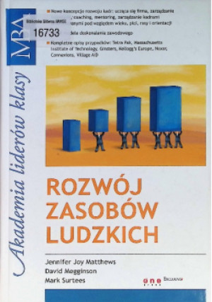 Rozwój zasobów ludzkich - Mark Surtees, David Megginson, Matthews Jennifer Joy - książka  wyd. 2008