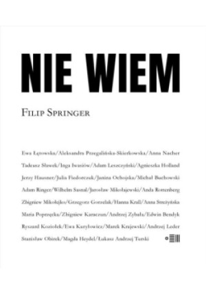 Nie wiem - Filip Springer - książka  wyd. 2024