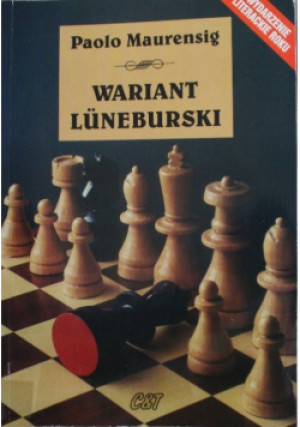 Wariant luneburski - Paolo Maurensig - książka  wyd. 1998