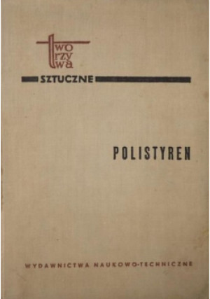 Polistyren - książka  wyd. 1962