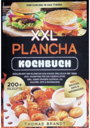 XXL Plancha Kochbuch - Thomas Brandt - książka  wyd. 2024