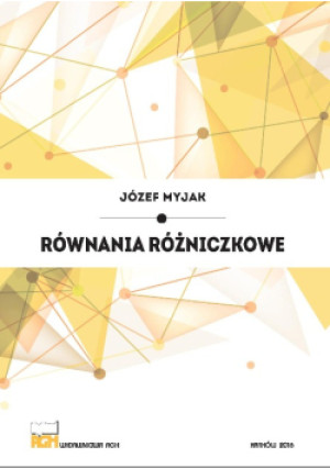 Równania różniczkowe - Józef Myjak - książka  wyd. 2016