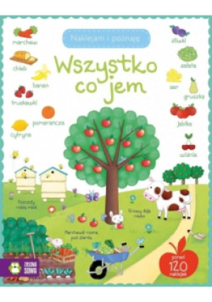 Naklejam i poznaję. Wszystko, co jem - książka  wyd. 2017