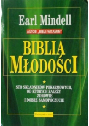 Biblia młodości - Earl Mindell - książka  wyd. 1997