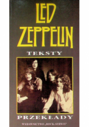 Zeppelin Teksty - Led Zeppelin - książka  wyd. 1997