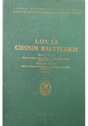 Locja cieśnin bałtyckich - książka  wyd. 1971