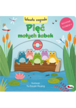 Wesoła zagroda Pięć małych żabek - książka  wyd. 2024