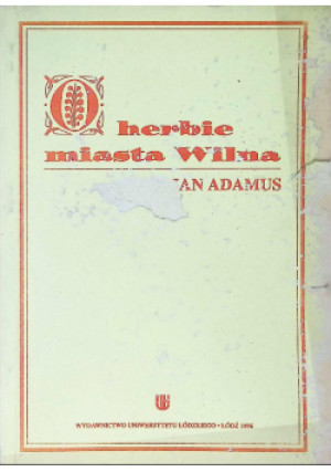 Herbie miasta Wilna - książka historyczna wyd. 1996