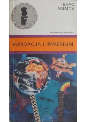 Fundacja i imperium - Isaac Asimov - książka fantasy wyd. 1988