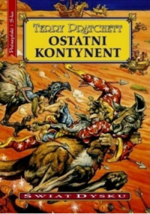 Ostatni kontynent - Terry Pratchett - książka  wyd. 1998