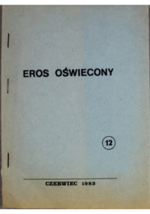 Eros Oświecony - książka  wyd. 1983