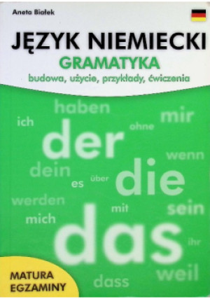 Język niemiecki gramatyka - Aneta Białek - książka  wyd. 2006