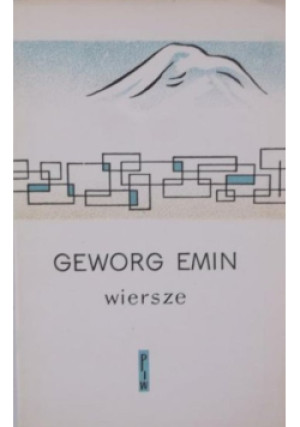 Emin Wiersze - Geworg Emin - książka  wyd. 1966
