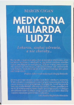 Medycyna miliarda ludzi - Marcin Cygan - książka  wyd. 2020