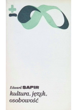 Kultura, język, osobowość - Edward Sapir - książka  wyd. 1978
