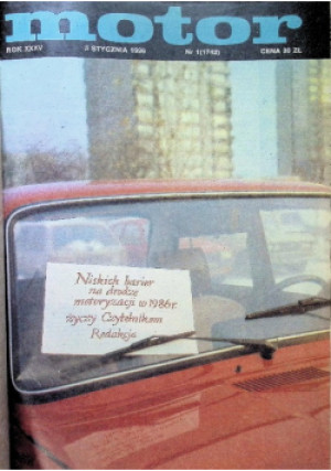 Motor Nr 1 do 52 / 86 - książka  wyd. 1986