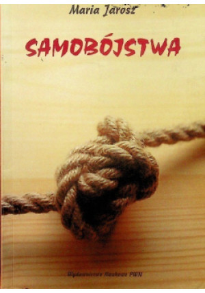 Samobójstwa - Maria Jarosz - książka  wyd. 1997