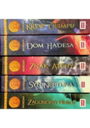 Olimpijscy herosi Tom 1 do 5 - Rick Riordan - książka fantasy wyd. 2014