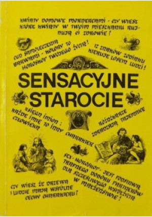 Sensacyjne starocie - książka historyczna wyd. 1991