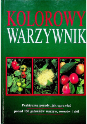 Kolorowy warzywnik - książka  wyd. 1995