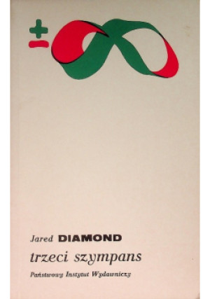 Trzeci szympans - Jared Diamond - książka  wyd. 1996