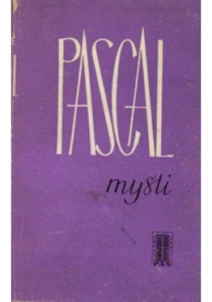 Pascal myśli - Tadeusz Boy-Żeleński - książka  wyd. 1968