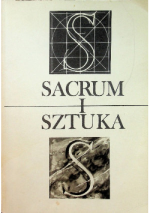 Sacrum i Sztuka - Nowojka Cieślińska - książka  wyd. 1989