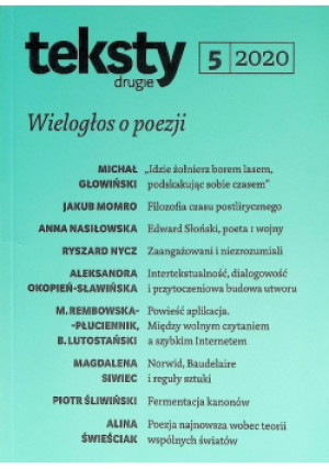Teksty drugie Nr 6 / 22 - książka  wyd. 2020