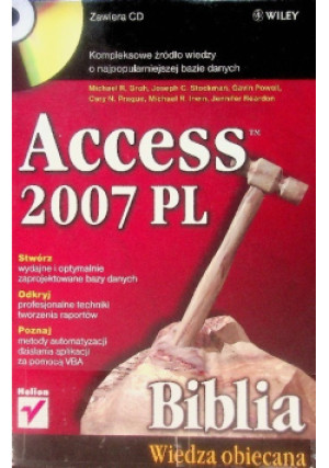 Access 2007 PL - książka  wyd. 2008