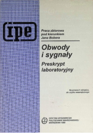 Obwody i sygnały - Antoni Szczepański - książka  wyd. 1996