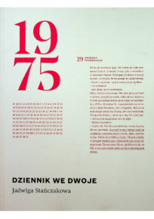 Dziennik we dwoje - Jadwiga Stańczakowa - książka historyczna wyd. 2015