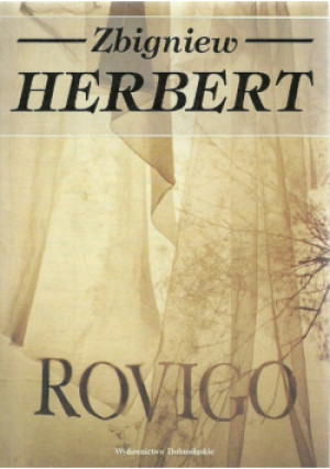 Rovigo - Zbigniew Herbert - książka  wyd. 1992