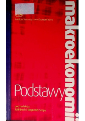 Podstawy makroekonomii - Zofia Dach - książka  wyd. 2004