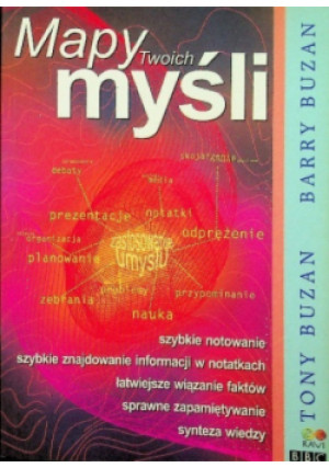 Mapy twoich myśli - Barry Buzan - książka  wyd. 2002