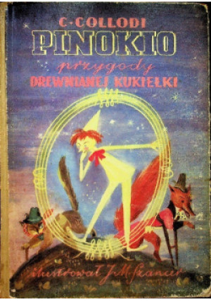 Pinokio, 1950 r. - Carlo Collodi - książka  wyd. 1950