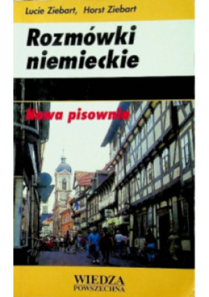 Rozmówki niemieckie - Lucie Ziebart - książka  wyd. 1999