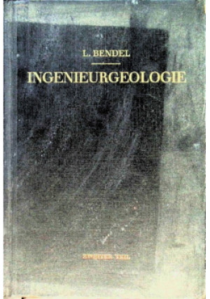 Ingenieurgeologie 1949 r. - L. Bendel - książka  wyd. 1949