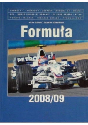 Formuła 2008 /09 - Petr Dufek - książka  wyd. 2009