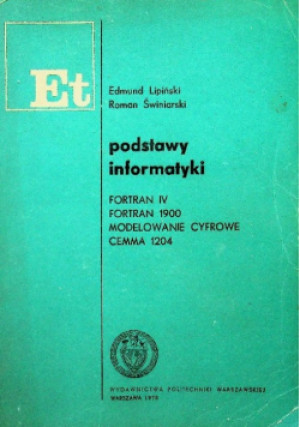 Podstawy informatyki - książka  wyd. 1977