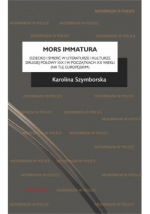 Mors immatura - Karolina Szymborska - książka  wyd. 2020