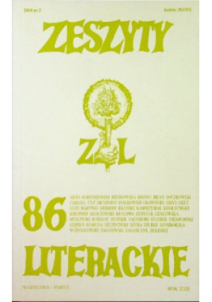 Zeszyty Literackie  Tom 86 - książka  wyd. 2004