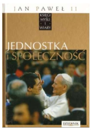 Jednostka i społeczność - Jan Paweł - książka  wyd. 2008